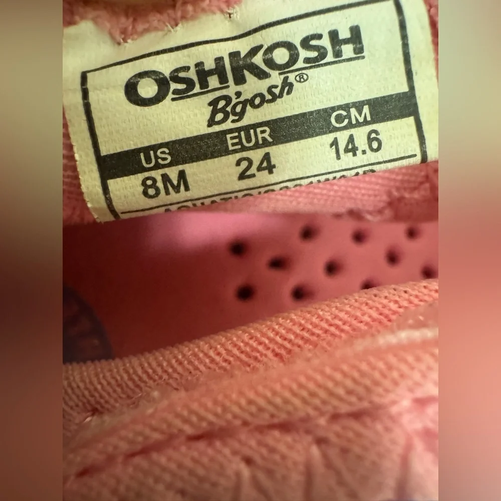 OshKosh B'gosh Pink and Blue Kids Mermaid Print Sandals